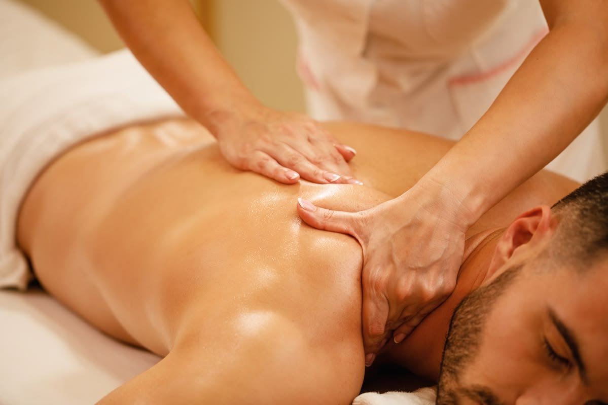Deep tissue massage treatment at a professional spa in Hadapsar, pune